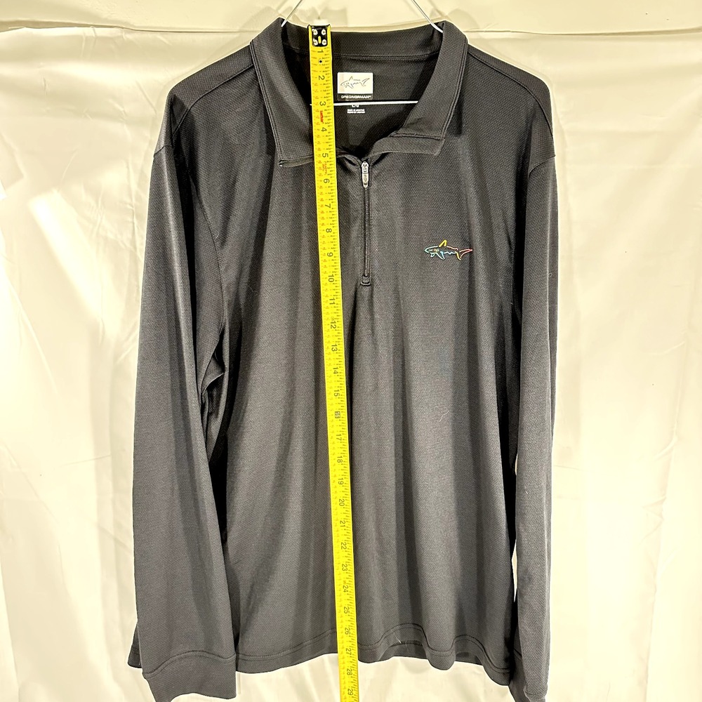 Greg Norman Mens Active Quarter Zip Top Classic Fit Fabric Golf Large - Picture 6 of 6